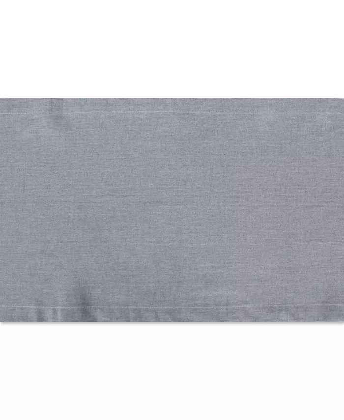 Design Imports Solid Chambray Table Runner 14 x 72