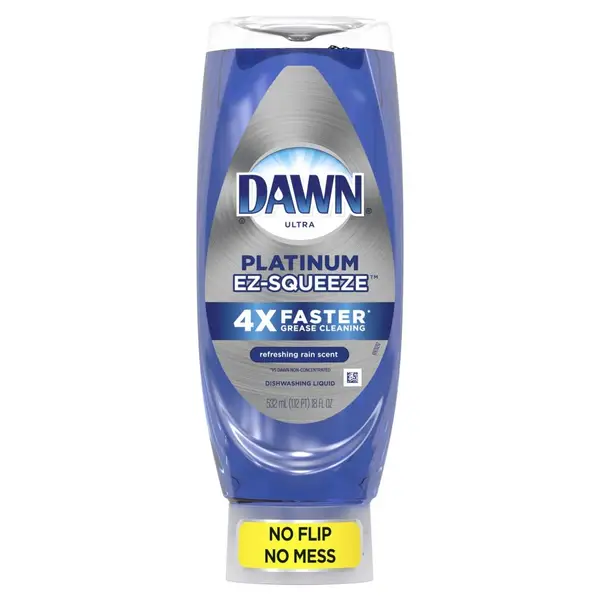 Dawn 18 oz Refreshing Rain EZ-Squeeze Platinum Dish Soap