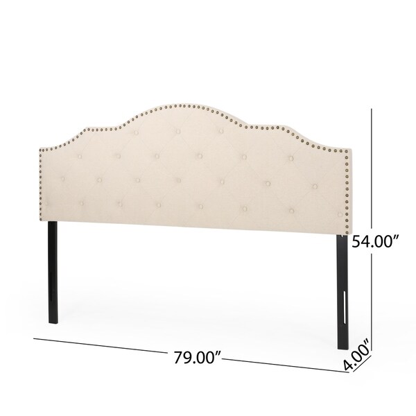 Cordeaux Contemporary Upholstered Headboard by Christopher Knight Home - - 30403495