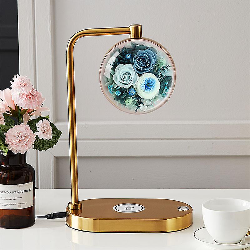 Desk Lamp Rose Flowers Creative Table Light Table Lamp For Christmas Dating Party Wedding Living Room Bedroom Party Home Decor