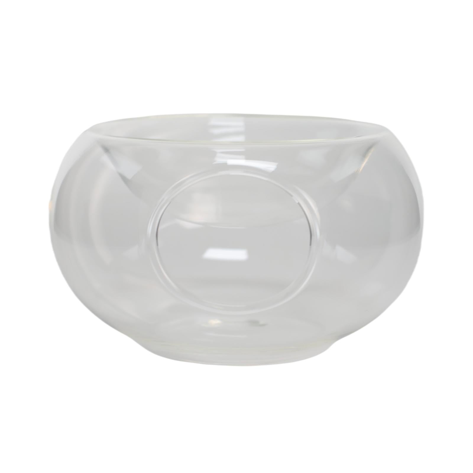 Glass Salad Bowl，Reusable Bowl for Breakfast， Serving， Decoration， Party ， 300ml