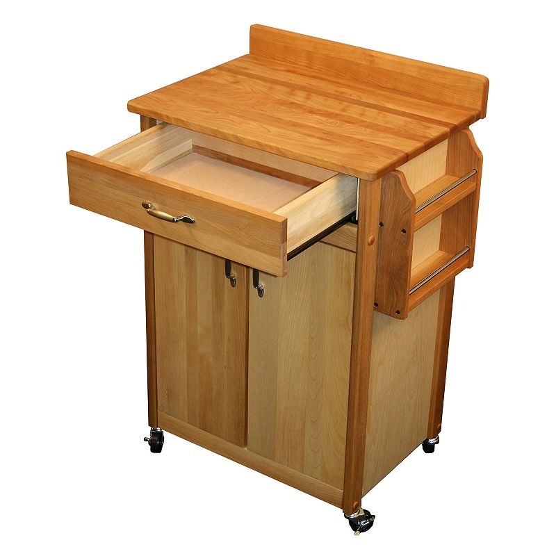 Catskill Craftsmen Butcher Block Kitchen Island Cart