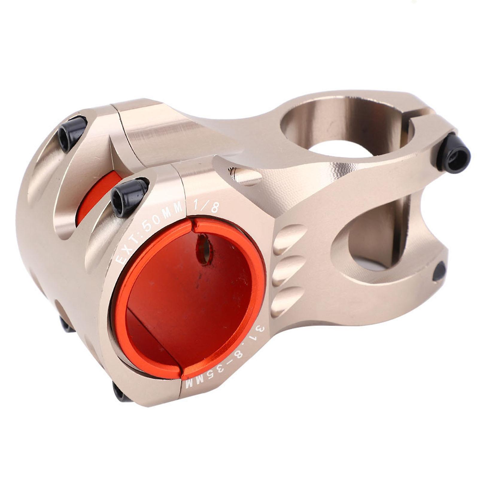 Aluminium Alloy 35mm High Strength Bicycle Short Handlebar Stem Bike Cycling Accessorysilver