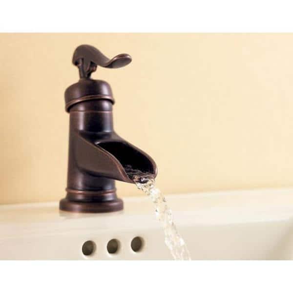 Pfister Ashfield 4 in Centerset SingleHandle Bathroom Faucet in Rustic Bronze