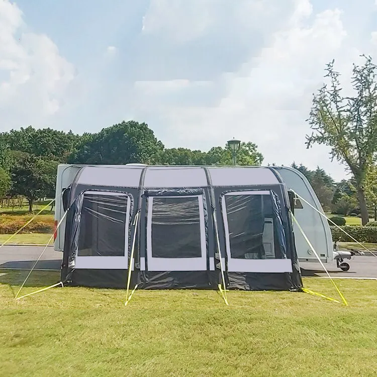 Soon to be sold out!!💝Outdoor camping awning multi functional foldable trailer type quick open inflatable RV side tent