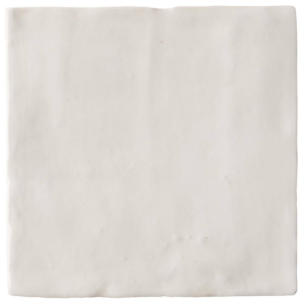 Ivy Hill Tile Kingston White 4 in. x 4 in. Glazed Ceramic Wall Tile (5.38 sq. ft.case) EXT3RD105190