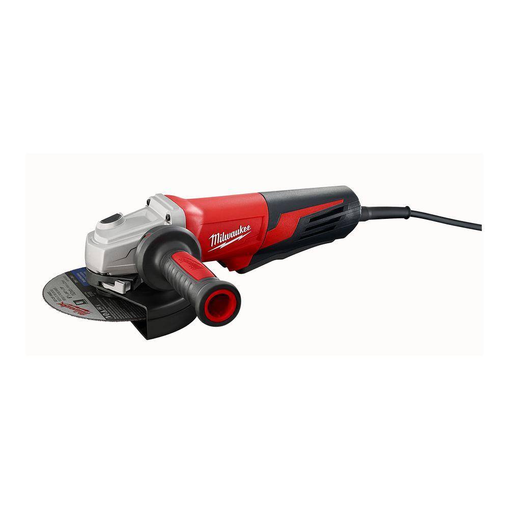 MW 13 Amp 6 in. Small Angle Grinder with Paddle Lock-On Switch 6161-30