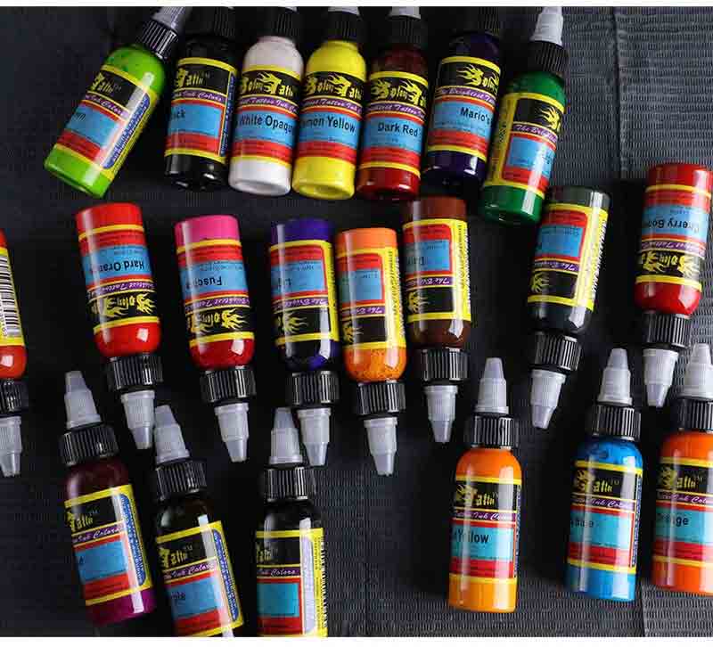 Bluerockt 14 Color Ink Pigment Set 1oz (30ml) x 14 Bottle