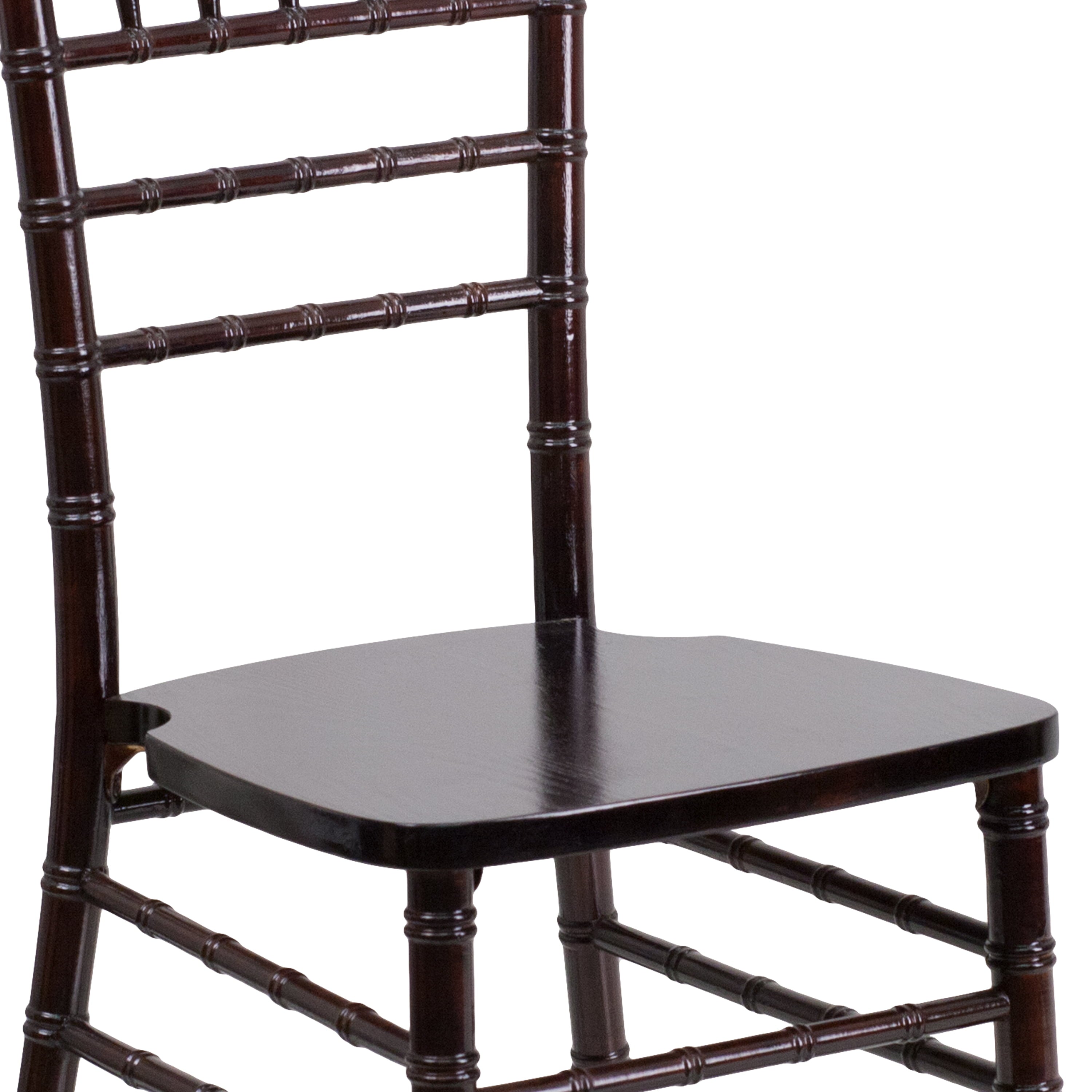 Emma + Oliver Walnut Wood Chiavari Chair