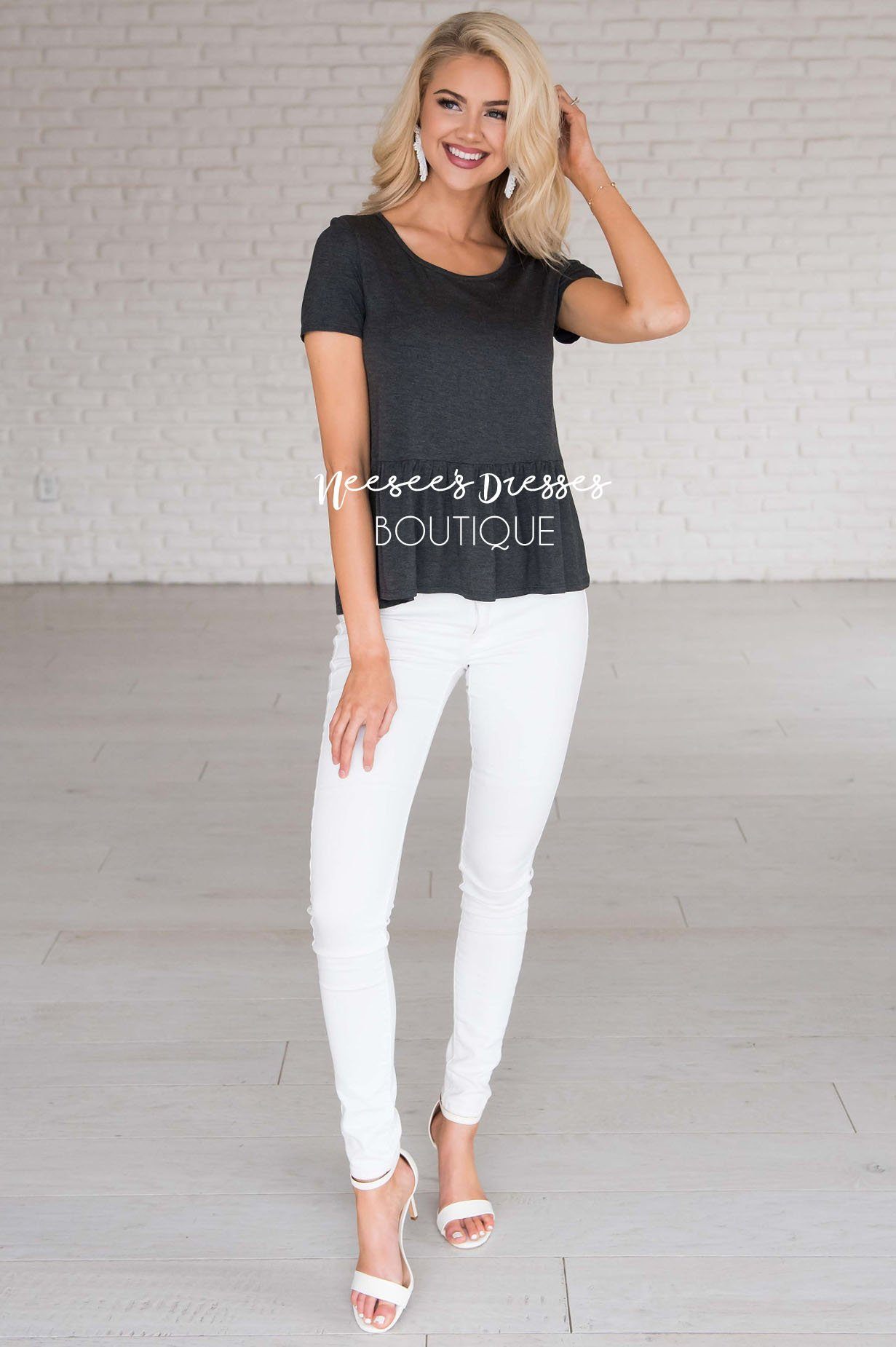 Brunch Date Peplum Top