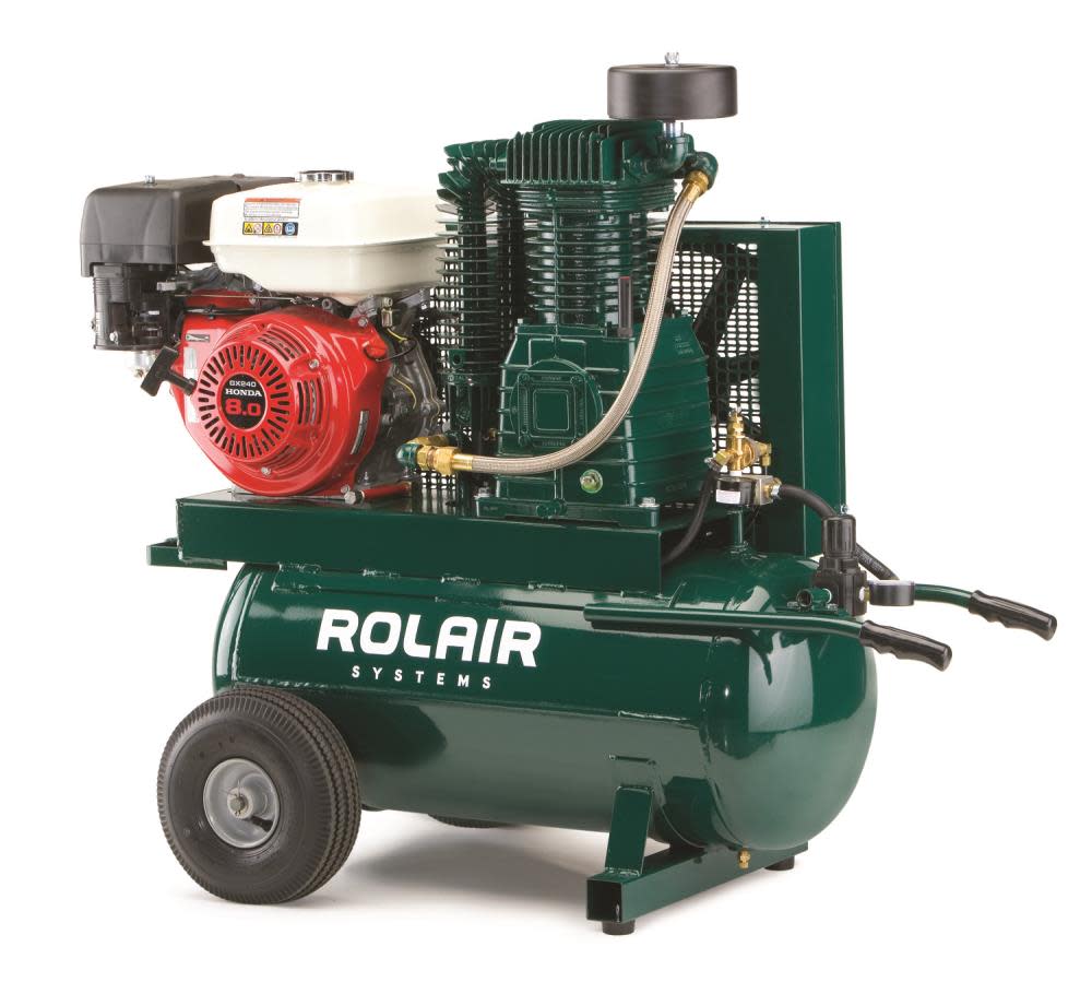 Rolair 9 HP Honda 20.1 CFM@90PSI 20 Gallon Compressor 8230HK30-0001 from Rolair