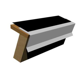 Gibraltar Building Products 2-34 in. x 3 in. x 10 ft. Galvanized Steel Drip Edge Flashing 15553