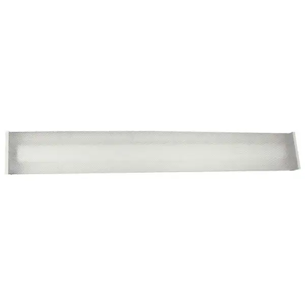 24 Inch LED Array Vanity Light with Clear Diamond Textured Shade - White