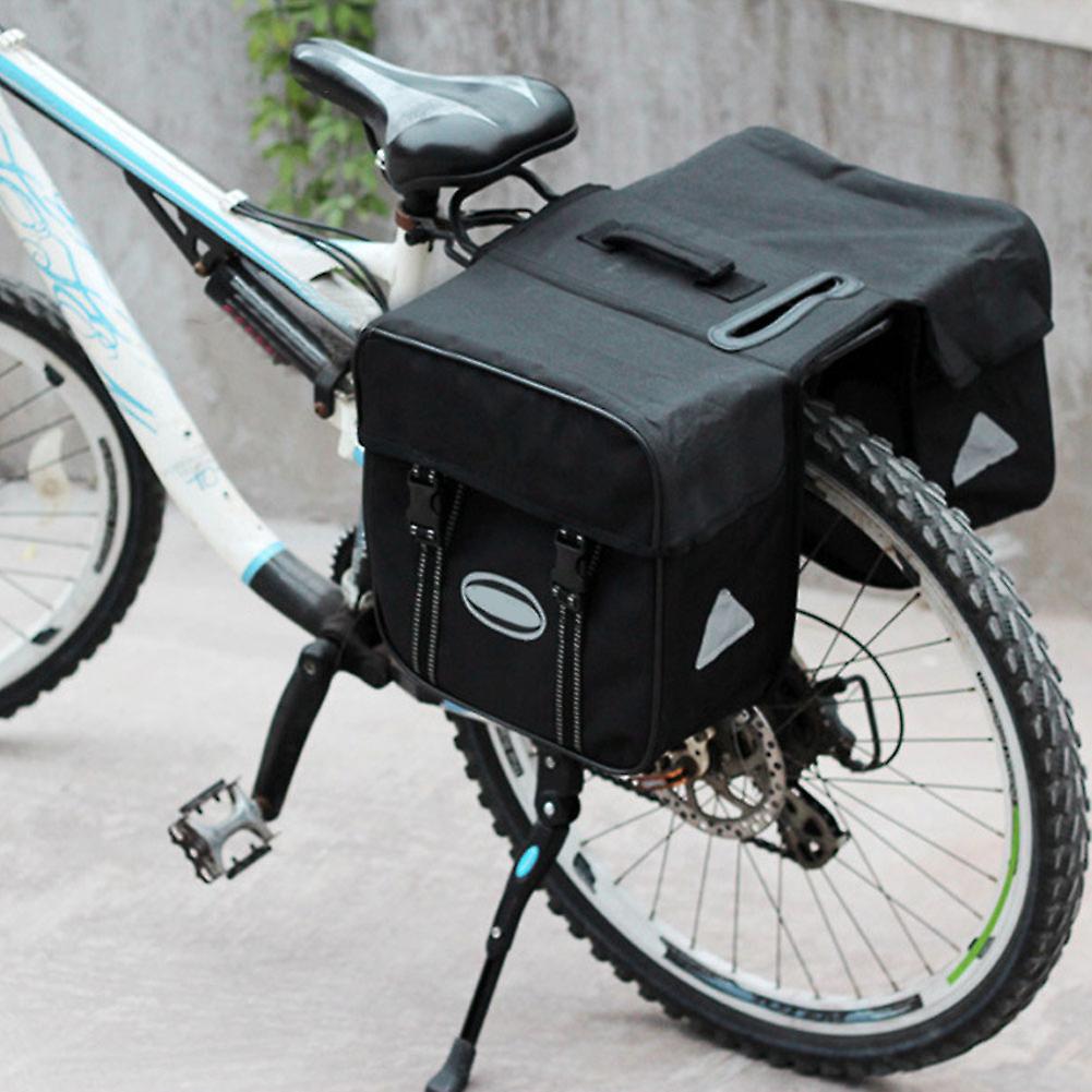 Waterproof Outdoor Bike Bicycle Rear Seat Tail Storage Bag Rack Trunk Travel Double Pannier Bag