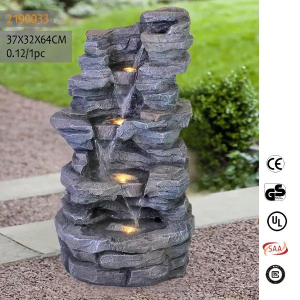 China supplies garden decoration indoor statue polyresin water fountain