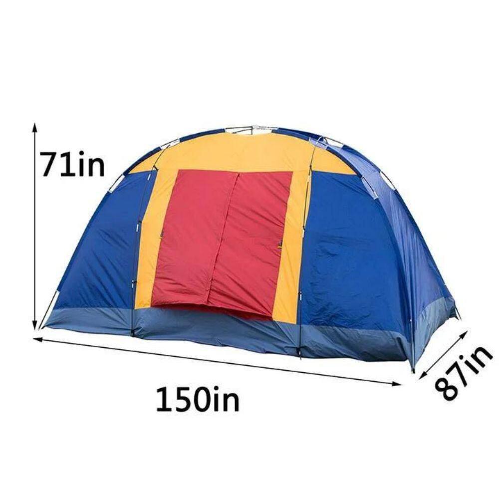 Tatayosi 8-Person Outdoor Camping Tent Easy Set Up Party Large Tent for Traveling Hiking With Portable Bag J-H-W104162943