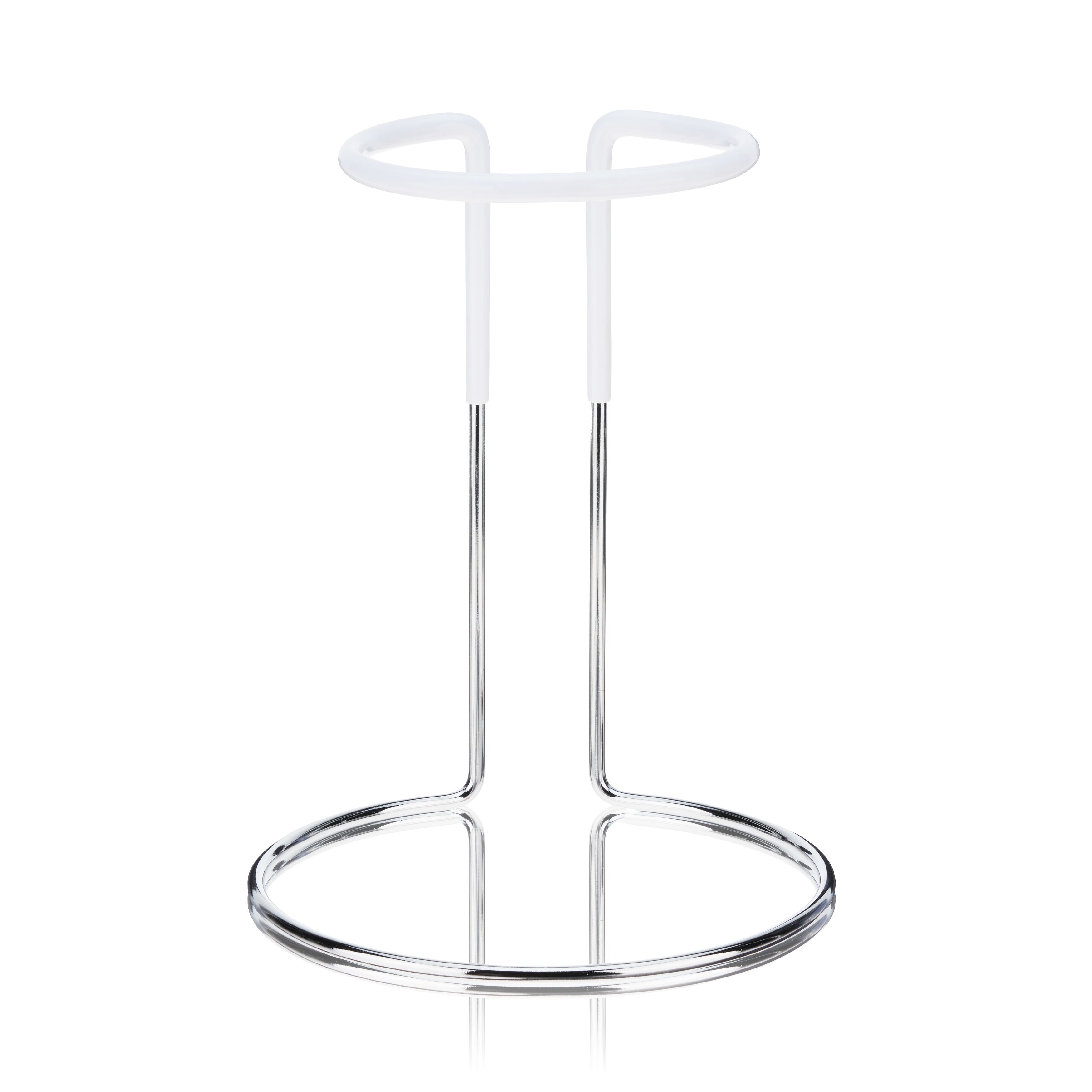 Wine Decanter Drying Stand by True - Silver