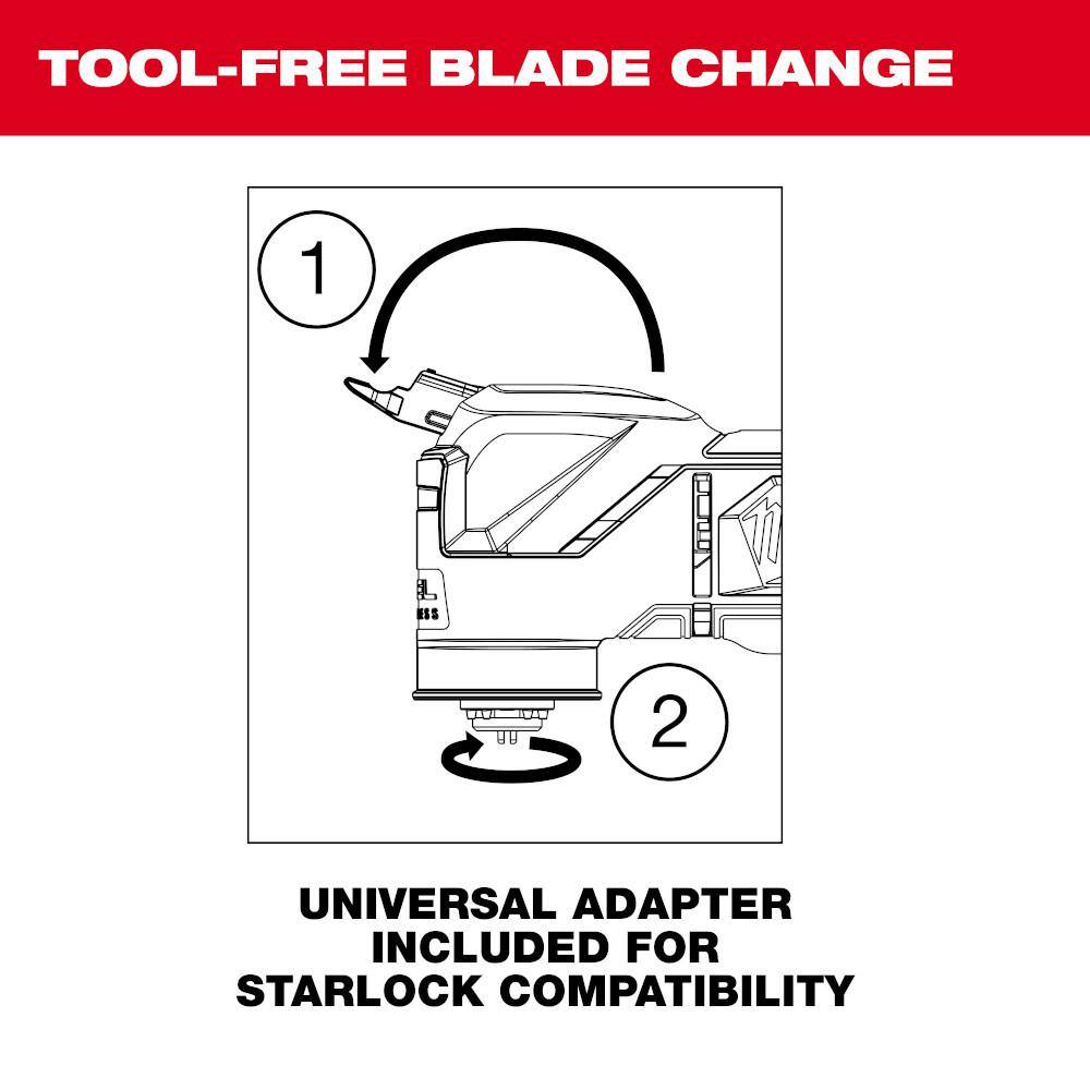 MW M12 FUEL 12V Lithium-Ion Cordless Oscillating Multi-Tool and M12 FUEL HACKZALL Reciprocating Saw 2526-20-2520-20