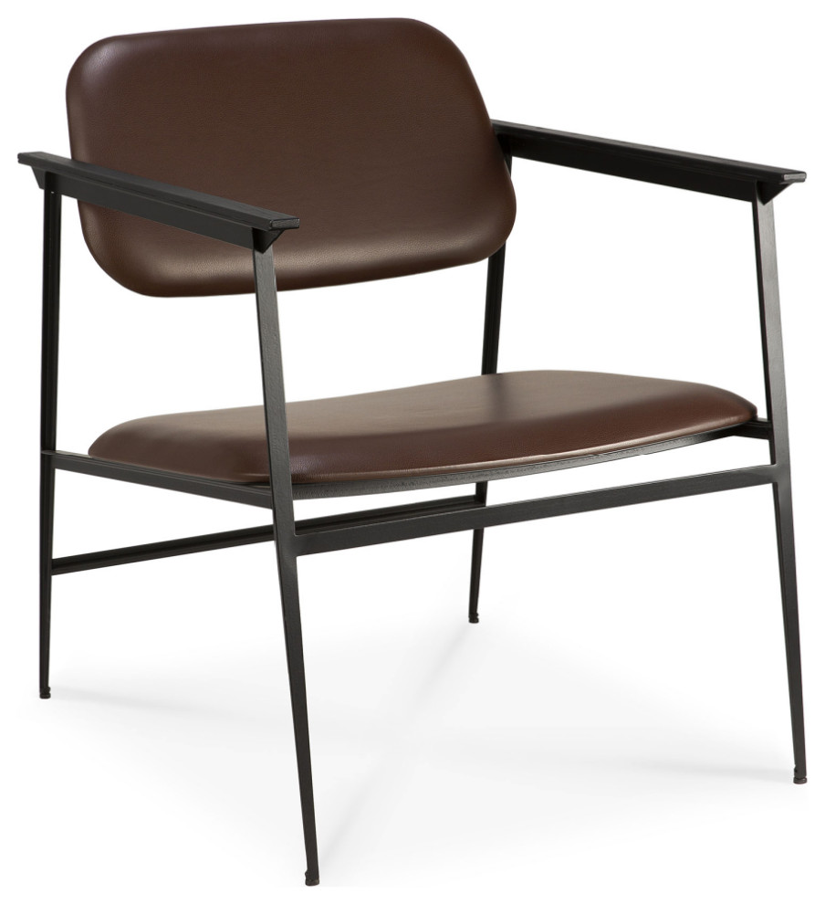 Modern Lounge Chair  Ethnicraft DC   Midcentury   Armchairs And Accent Chairs   by Oroa   Distinctive Furniture  Houzz