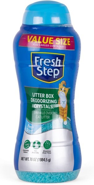 Fresh Step Fresh Scent Cat Litter Deodorizing Crystals