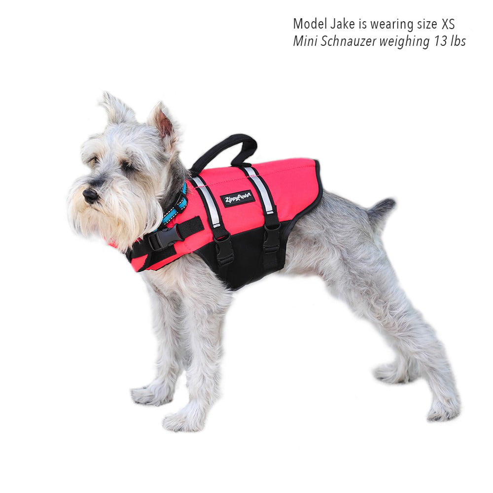 ZippyPaws 818786014964 Adventure Dog Life Jacket - Red - 2XS