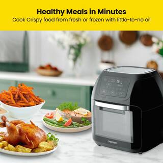 Chefman 10-Liter Digital Multifunction Air Fryer Plus Rotisserie Dehydrator Oven RJ38-10-RDO-V2