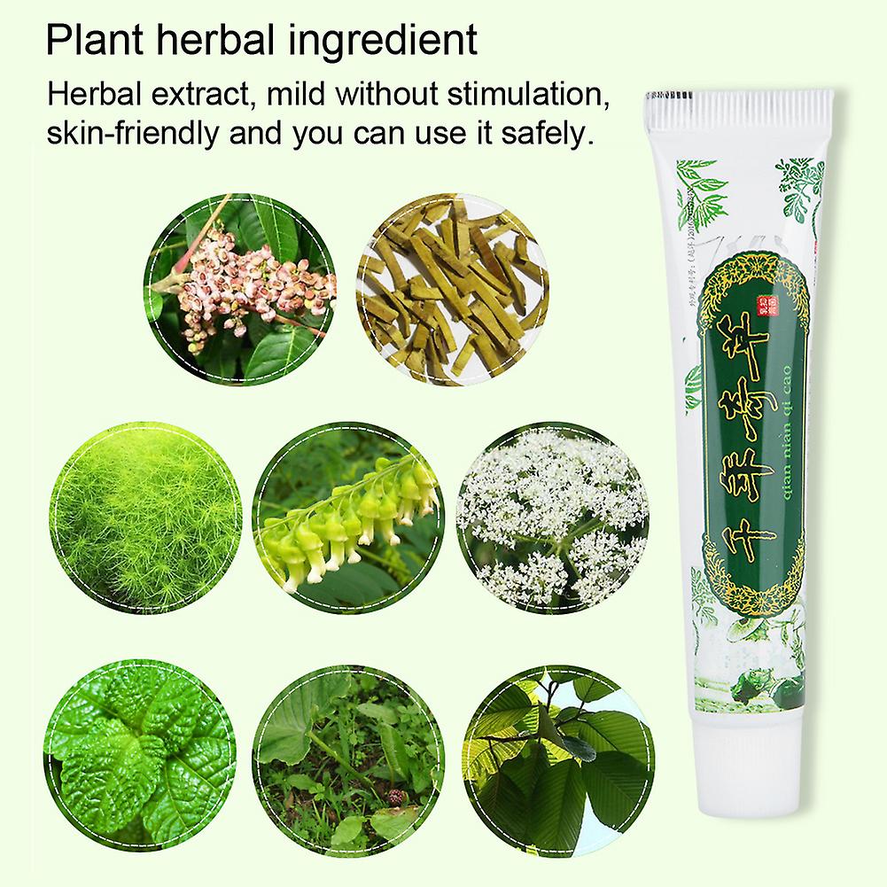 15g Herbal Anti-itching Cream Antibacterial Dermatitis Eczema Ointment Body Skin Care