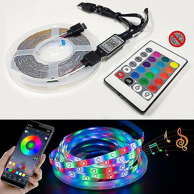 Led Strip Light Luces Rgb 2835 Bluetooth Control 5v Usb Flexible Lamp Tape For Festival Fita Bedroom Tira Tv Backlight Decor Luz