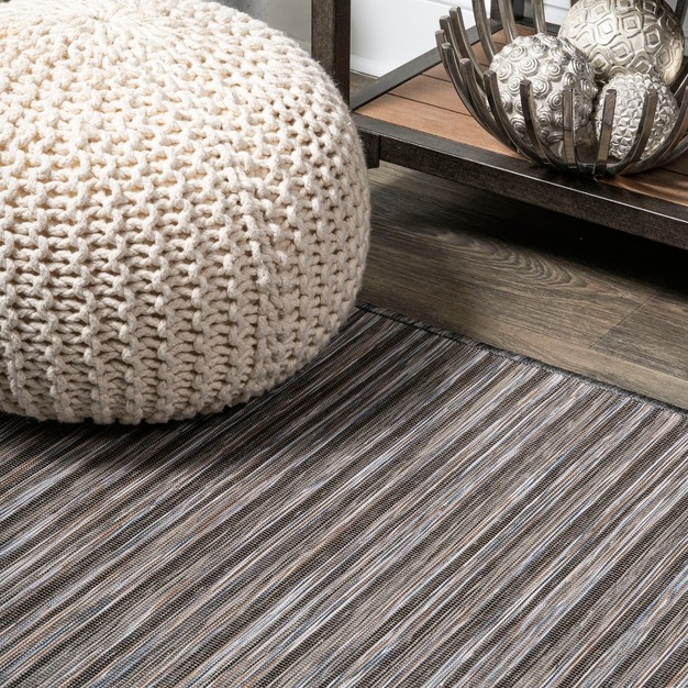 Finn Modern Farmhouse Pinstripe Area Rug Jonathan Y