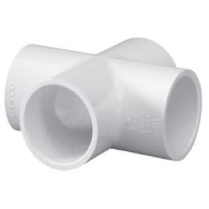 PVC Fittings 420005 Sch. 40 PVC Cross 1/2 in. Slip...