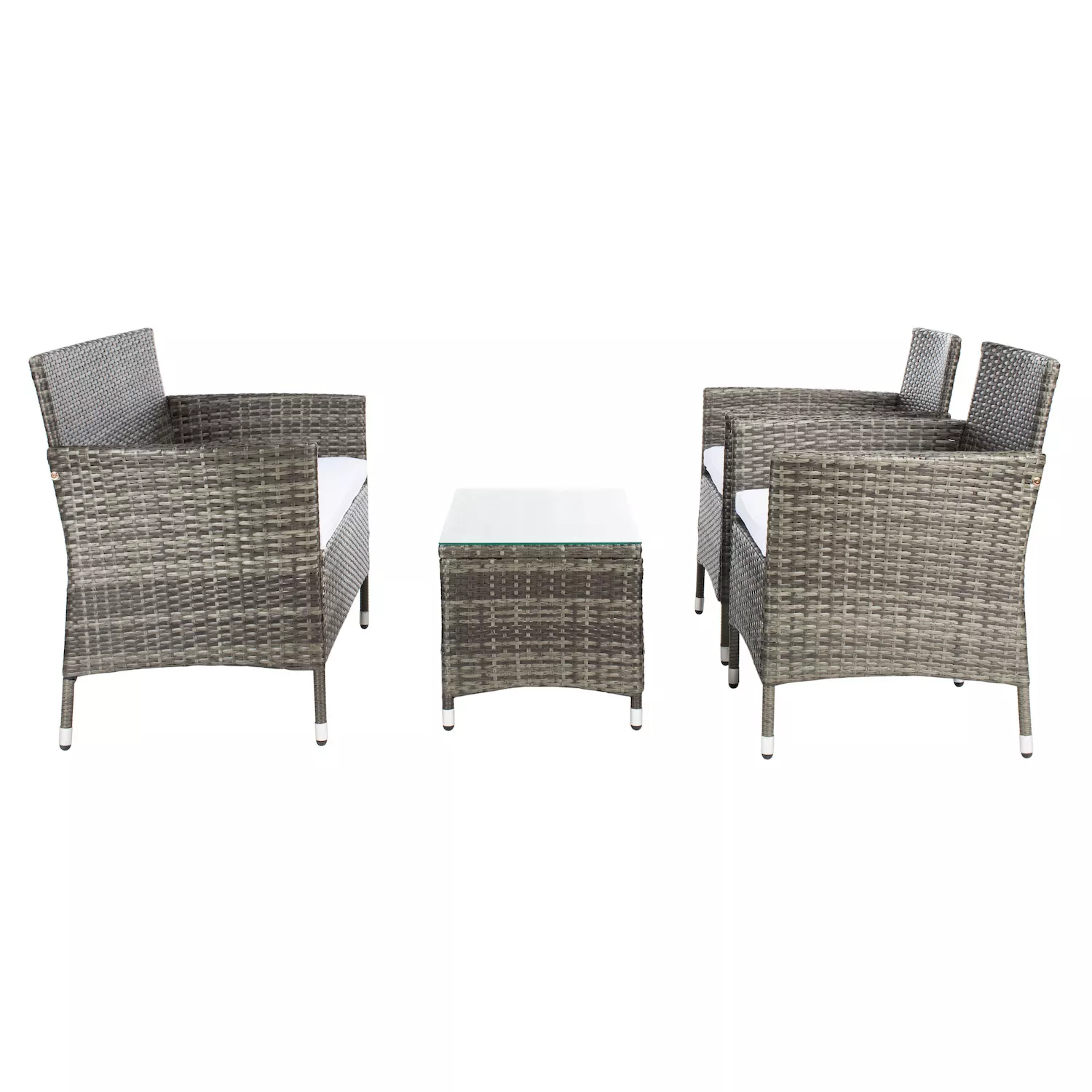 Safavieh Bandele Loveseat， Chair and Coffee Table 4-piece Set