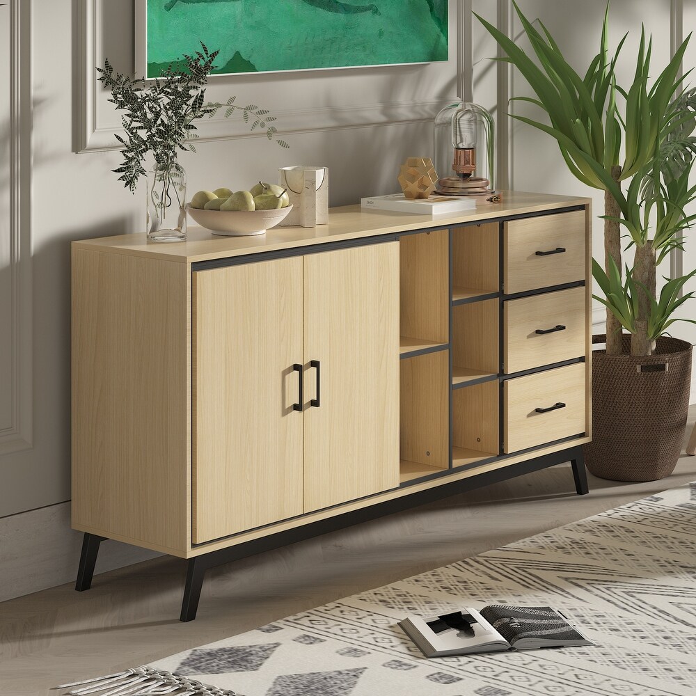 Large Versatile Buffet: Organize and Display with Elegance Dresser