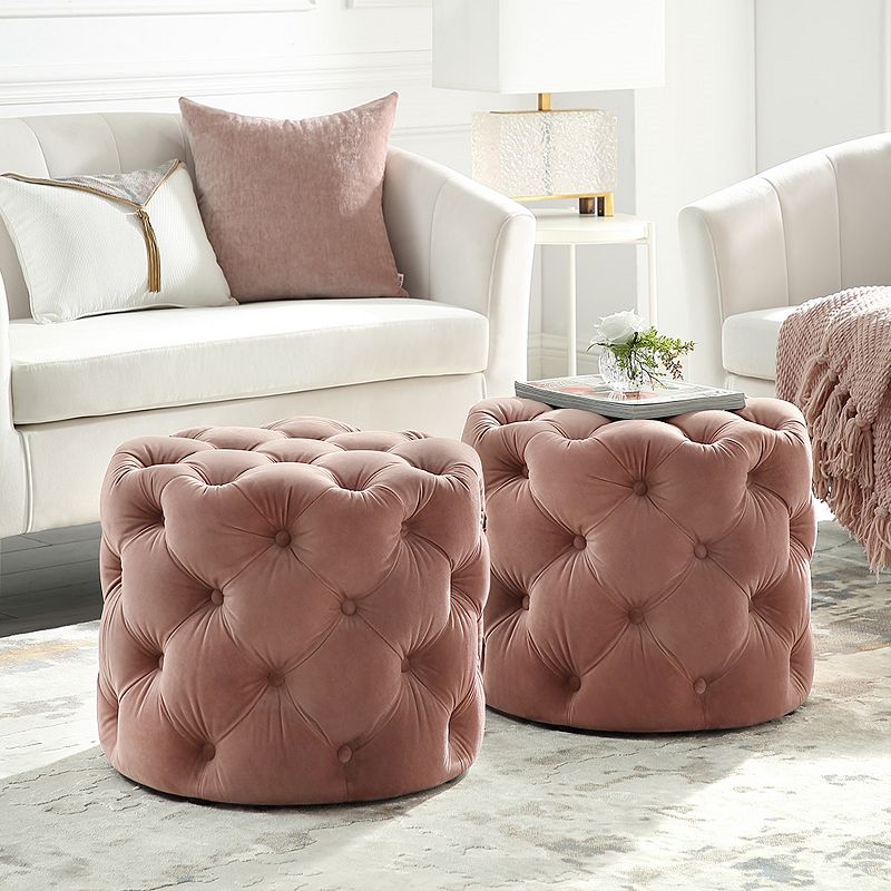 Penelope 1Pc Ottoman Tufted Allover