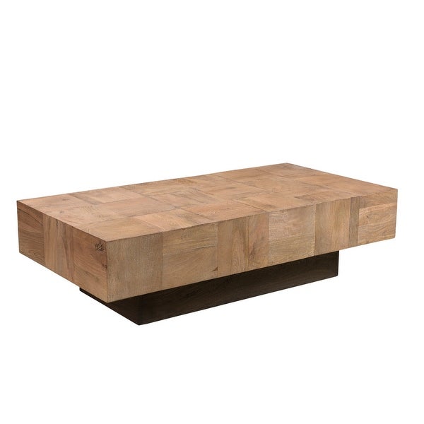 Caden Modern Solid Wood Coffee Table