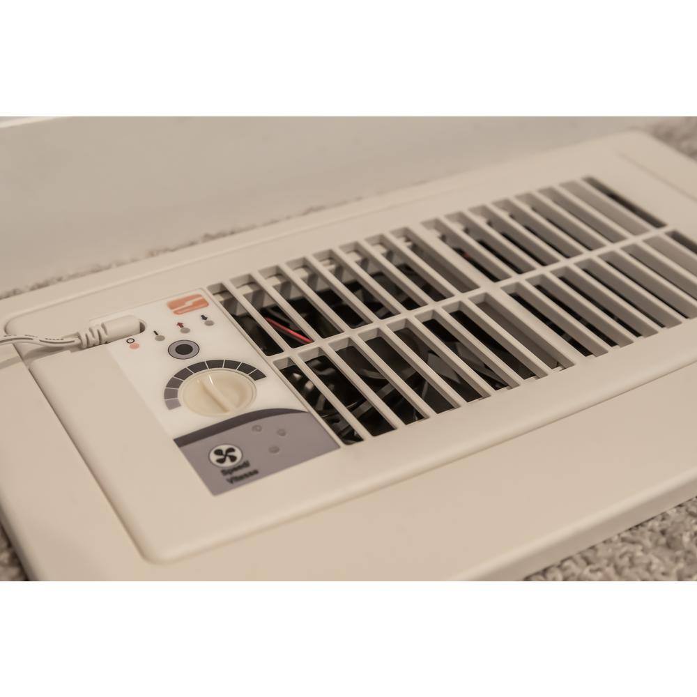 Suncourt Flush Fit Smart Register Booster Fan in White with Adaptor Plate Included HC500-WPL