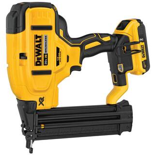 DW 20V MAX XR Lithium-Ion 18-Gauge Cordless Brad Nailer Kit DCN680D1