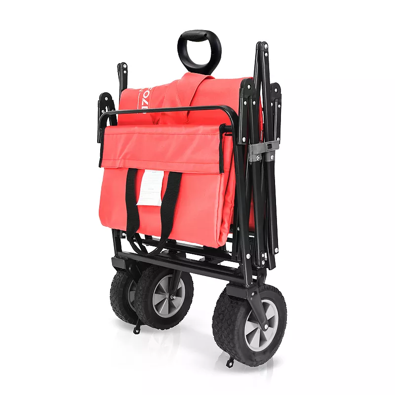 WonderFold S-Series Utility Folding Wagon with Self Stand