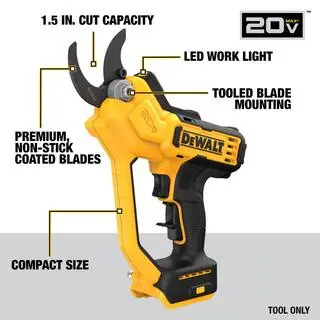 DW 20V MAX Cordless Battery Powered Pruner (Tool Only)