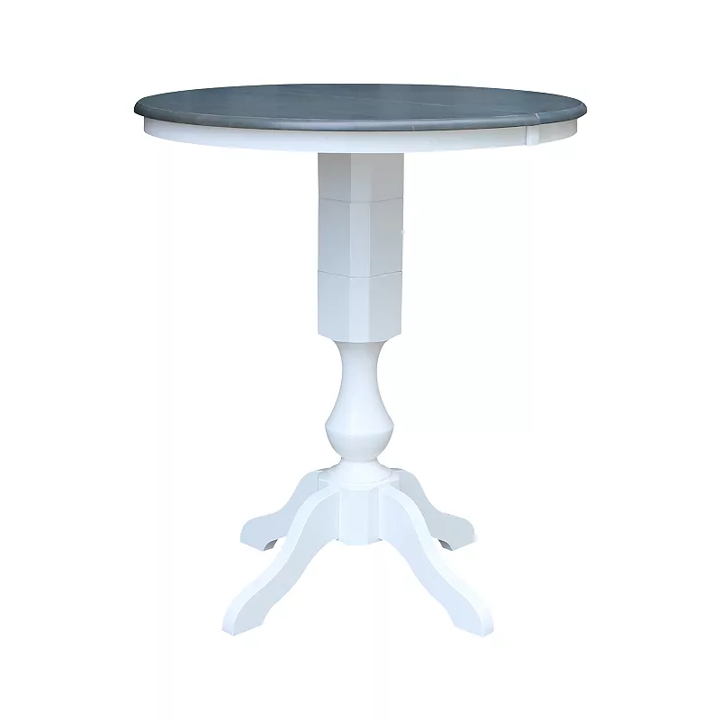 International Concepts Round Bar Height Dining Table