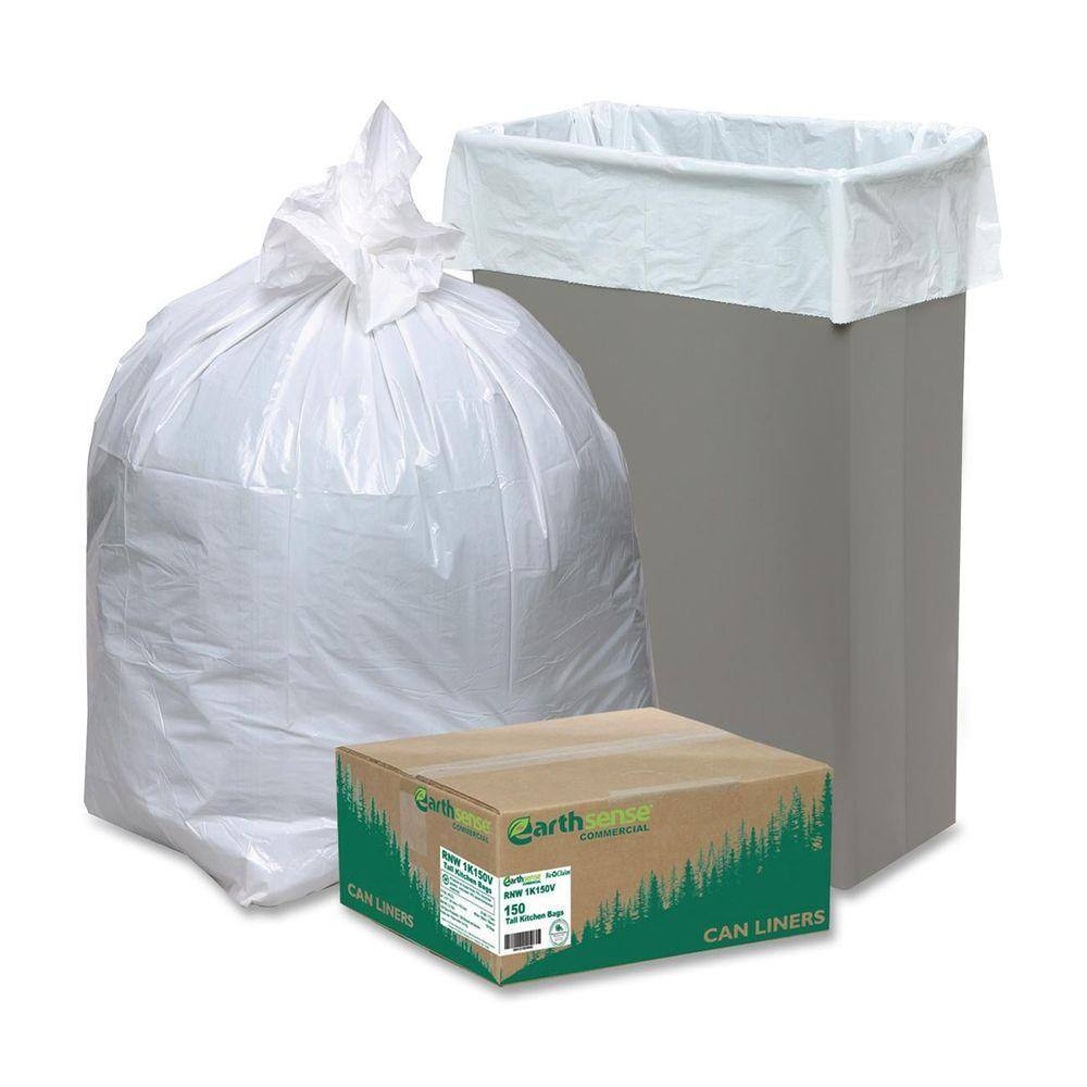 Webster 13 Gal. Recycled Trash Can Liners (150 Per Box) WBIRNW1K150V