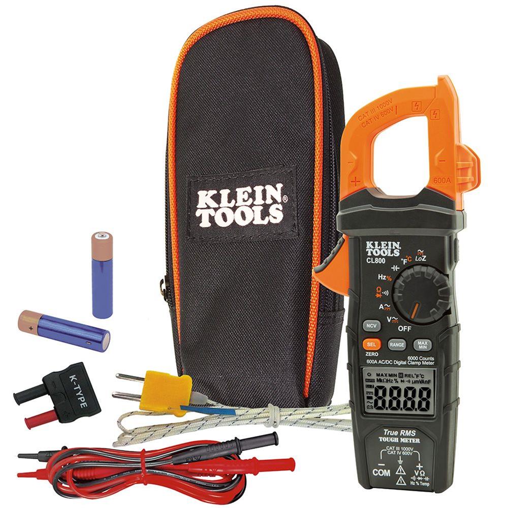 Klein Tools CL800 Klein Tools Auto-Ranging Digital Clamp Multimeters with True RMS