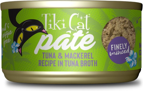 Tiki Cat Luau Ahi Tuna and Mackerel Pate Wet Cat Food