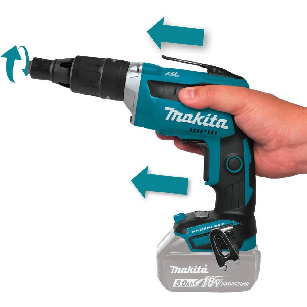 18V LXT Lithium-Ion Brushless Cordless 2，500 RPM Screwdriver， Tool Only ;