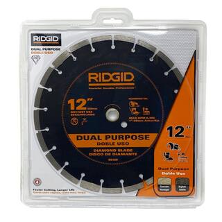 RIDGID 12 in. Dual-Purpose Diamond Blade HD-CC12X