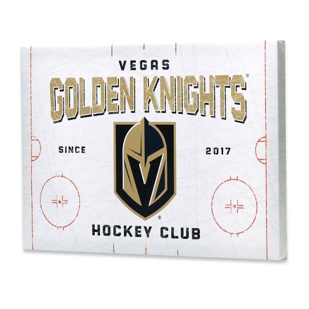 Nhl Vegas Golden Knights Rink Canvas