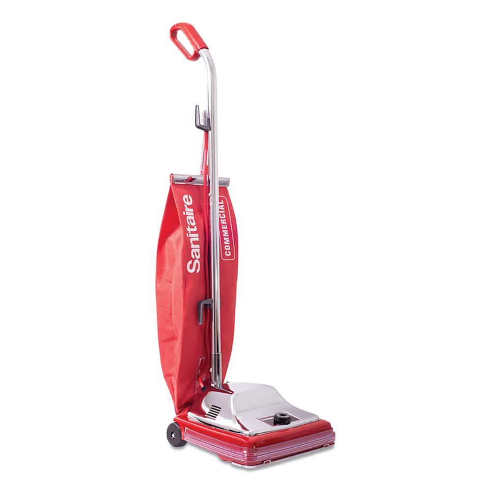 Sanitaire Tradition Red SC886F Bagged Corded Upright Vacuum Cleaner for Carpet and Hardwood