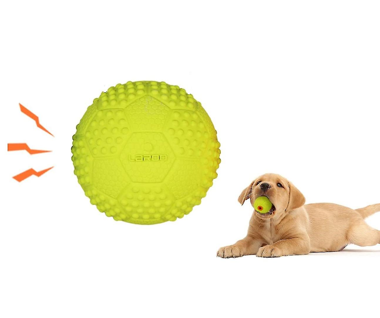 Squeaky Dog Ball， Indestructible Dog Toy， Rubber Dog Ball， Floating On Dog Toy For S， Medium And Lar Dogs (5cm， )