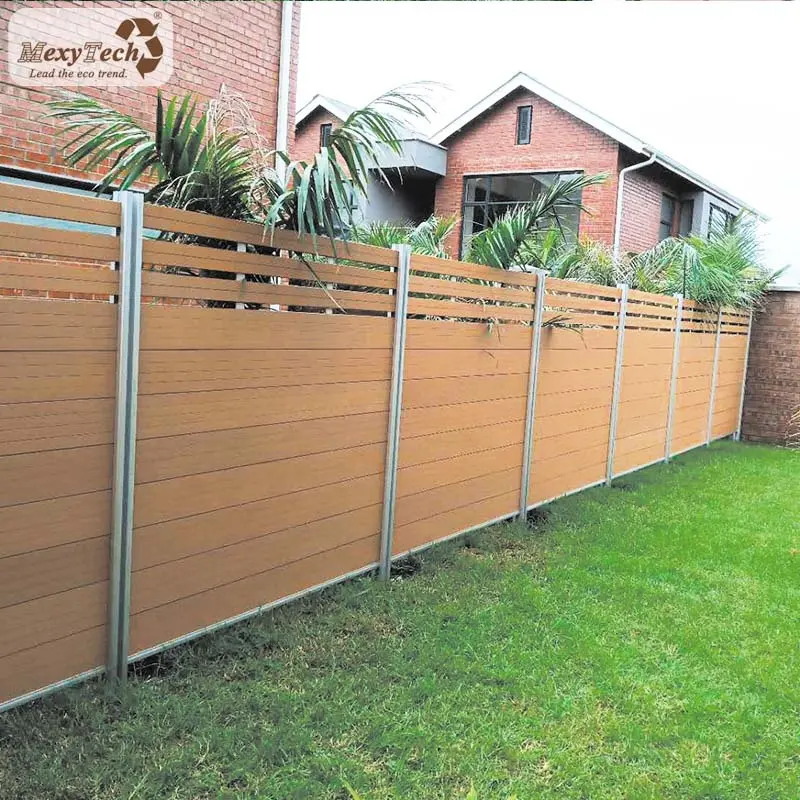 factory supply OEM ODM composite fence board   weather resistant fence for garden outdoor  WPC fence panel