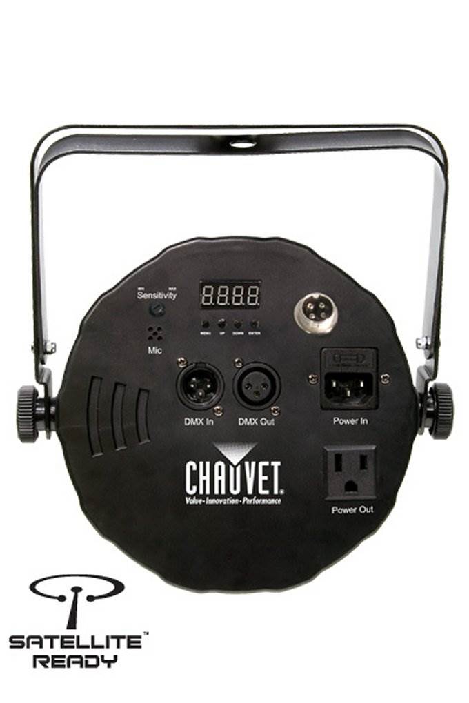 (4) Chauvet SlimPar 56 LED DMX Slim Par Can Stage Pro DJ RGB Lighting Effects