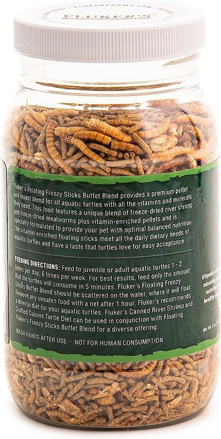 Fluker's Floating Frenzy Sticks Buffet Blend Aquatic Turtle Food